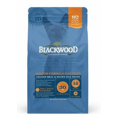 柏萊富 Blackwood 貓糧, 1個, 室內貓全齡(雞肉+米)4LB