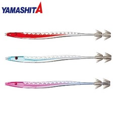 야마시타 사카나 11-2 14-2 2단 바늘 훅 한치 오징어 스틱, 14-2YCR (옐로우/클리어), 1개, 3.8g