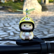 자전거 전기자전거 오토바이 액세서리 차량용 장식품, 1개, 노란색 스티커 F타입