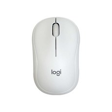 로지텍 무소음 무선 마우스, 화이트, M221