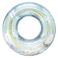 쿨로하 물놀이 원형 튜브 80cm, 투명