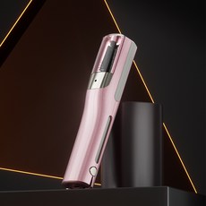 新品跨境電動削髮器理髮器充電頭髮分叉修剪器便攜家用自動碎髮器, 粉色:1個