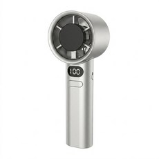 Darlisex 무선 휴대용 손선풍기 120단 파워풍량, 흰색, USB 흰색, USB