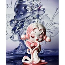 팝마트 스컬판다 소리시리즈 피규어 블라인드 랜덤 박스 선물 장식품, 믿음