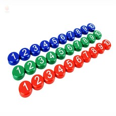 산프로컬렉션 숫자 자석 1-10 자석교구, 빨강