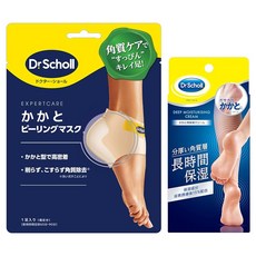 닥터 숄 발뒤꿈치 필링 마스크+발뒤꿈치용 보습 크림 70g, 1g, 1개, 1개입