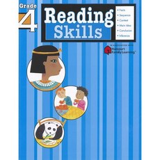 [원서] 페이퍼백 도서 읽기 기술: 4학년 (플래시 하코트 가족 학 paperback Book Reading Skills: Grade 4 (Flash s Harcourt Fam