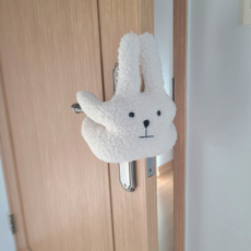 아이데이 문 닫힘 소리 방지 방문 손 끼임 스토퍼 도어 쿠션 보호대 어린이집 안전 장치 용품 (토끼/곰), 969개, 화이트토끼