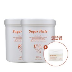 아뜨아 전문가 슈가링 왁싱 전신 국내산 최초 저자극 편백수 R H1400g 2개, 1400ml, 슈가페이스트 R