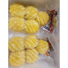 달콤한 태국 미니 파인애플 푸레 고당도 꼬마 파인애플 꼬꼬마 파인애플 미니 열대과일, 1개, 500g