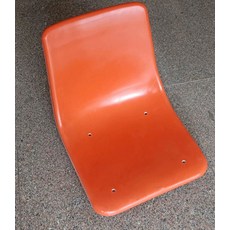 야구장 의자 벤치 대합실 외부벤치 관람석 대기실 대기 정류장, 오렌지레드 천공 유리섬유 의자