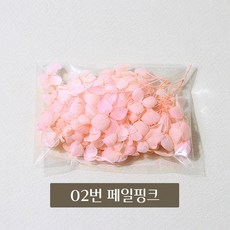 화연양화 프리저브드플라워 수국 1g 30색, 02 페일핑크