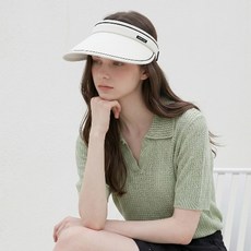 KARRA 탄탄모던선캡모자_A6M0670, 크림