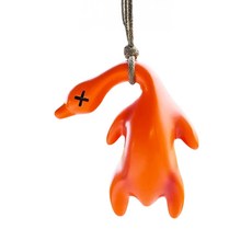 趣味變色烤鴨吊飾 創意造型裝飾 個性汽車/背包掛飾, 變色款-大鴨