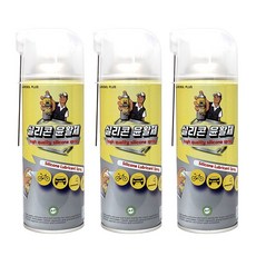탁월한선택 실리콘스프레이 자동차 실리콘오일 고무윤활제 실리콘윤활제, 3개, 420ml