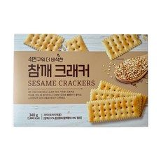 4번구워 더 바삭한 참깨 크래커, 6개, 340g