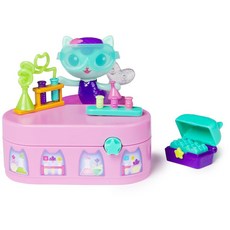 DreamWorks Gabby's 미국매장정품+ Celebration Series MerCat Bobble 피규어 인형의 집 가구 및 액세서리 포함 만 3세 이상 여아 남아용, DreamWorks Gabby's 미국매장정품+ Cel