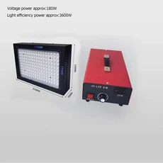 110V-220V 800W 디밍 UV 젤 경화 램프 405nm 395nm 365nm 무영광 접착제 UV 잉크 바니쉬 3D 프린팅 레진 DI, 01 3600W, 04 AU, 04 405nm, 1