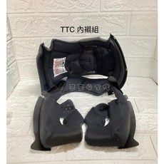 L2來來 KYT TTC TT-COURSE 內襯 頭襯 耳罩 現貨, 1個, L