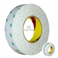 [투마누] 접착력강한양면테이프 자동차양면테이프 차량용양면테이프 화지양면테이프 9346 25mm x 50M, 1