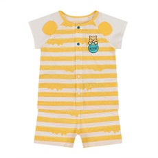 디즈니베이비 야탑NC점 후들후들~ 얇은 면 소재의 반팔 내의 상하세트입니다~~ 소매부분은 메쉬로 더 시원해요