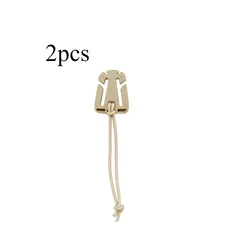 2개/대 전술 배낭 Carabiner 탄성 로프 교수형 버클 삼각형 바인딩 웨빙 고정 스토리지, 04 카키색