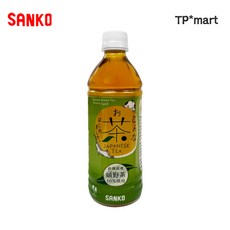 일본 미야자키 산코 녹차 호우지 차 음료 페트 500ml, 1개