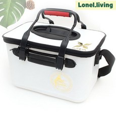 더블킬 자동문 크릴백 하드케이스 24L 밑밥통 국산, 화이트