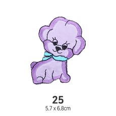 와펜 DIY 자수 패치 와펜모음 열부착식와펜, 4개, 와펜 패치 25번