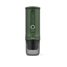outin nano 휴대용 에스프레소 20Bar 발열 충전식 나노 호환 블루 전동커피머신, 삼림녹색