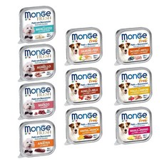 Monge 瑪恩吉 狗主食罐 犬用濕食罐頭 蔬果系列, 1個, 倍愛主食｜鮮鴨100g,超取限重一箱(過重運費另計