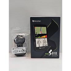 Bryton Rider S810E 旗艦級 3.5吋觸控式螢幕 碼錶 GPS 自行車訓練記錄器 50小時電池續航力, 1個, S810E+原廠速度感應器