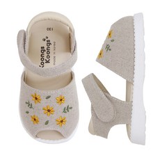 쿵스쿵스 자수 삑삑이샌들 아기샌들 유아샌들 삑삑이 걸음마신발