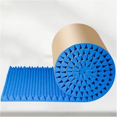 단열 방음 폼 1x5m 자가 접착 벽 흡음 면 가정용 침실용 소음 감소 매트 검은색, Blue, 5cm/1.96in thick