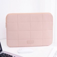클라우드 노트북 파우치 충격흡수 아이패드 태블릿 멀티수납, 핑크