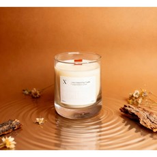 au fait 香氛精油蠟燭 200g 台灣手工調製 木燭芯, 1個, 蠟燭No. X 淨域｜雪松馬鞭草薰衣草木