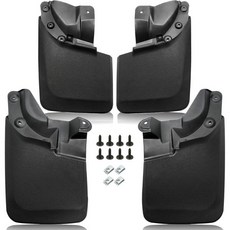 머드 플랩 스플래시 가드 2016년 2017년 2018년 2019년 2020년 2021년 2022년 2023년 테슬라 모델 3용 드릴 필요 없음 4개 세트 USA, 2016-2021 Toyota Tacoma