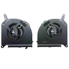 BestParts Gigabyte AORUS 15P (RTX 30 시리즈)용 정품 CPU+GPU 냉각 팬 교체품 KC XC P/N: RX75VC PLB07010S12HH, RTX 30 Version