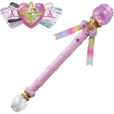 [반다이(BANDAI)] 너와 아이돌 프리큐어 빙글빙글 반짝반짝 리본 배턴, 1개