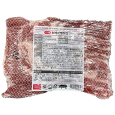 업소용 식당용 에쓰푸드 베이컨 (2mm 1K) 토스트용 포장전문점 베이컨피자용, 1개, 1kg