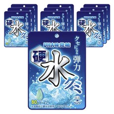 UHA 味覺糖 彈力嚼勁軟糖 蘇打風味, 10個, 80g