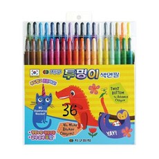 엠다인Z 지구화학 투명이색연필 36색 수채화, 본상품