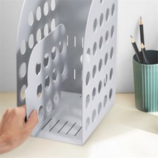 오픈형 칸막이 데스크파일꽂이, 노랑색 (103950)