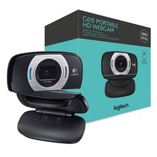 Logitech 羅技 C615 頂級自動對焦 HD 1080p 網路攝影機, 黑色