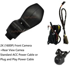 인피니티 차량용 플러그 앤 플레이 와이파이 비디오 레코더 대시캠 카메라, 4. 2K 2 Cameras-Black, B. 64G