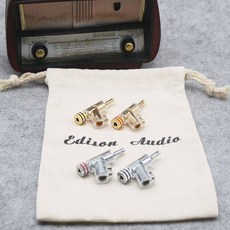 免焊式 鍍銠 / 鍍金 自鎖緊迫式 槍型香蕉插 1支 90元, 1個, 鍍銠/支