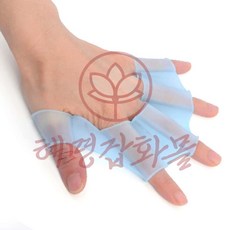 물갈퀴 2P 수영오리 손가락오리발 실리콘손갈퀴 수영 물장갑, S