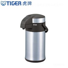 TIGER虎牌 4.0L氣壓式不鏽鋼保溫保冷瓶 MAA-A402, 1個, 銀, 4L