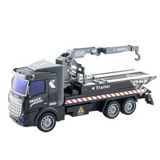 警消救援模型迴力車 - 台灣出貨中款道路救援車、消防車、迴力警車、玩具消防車模型, 吊車, 1個