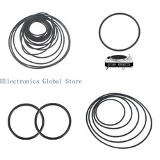 10개/팩 믹스 사이즈 80-130mm 수리 벨트 내마모성 직경 1/1.5mm 원형 고무 벨트 레코더용, 01 1.5mm wide